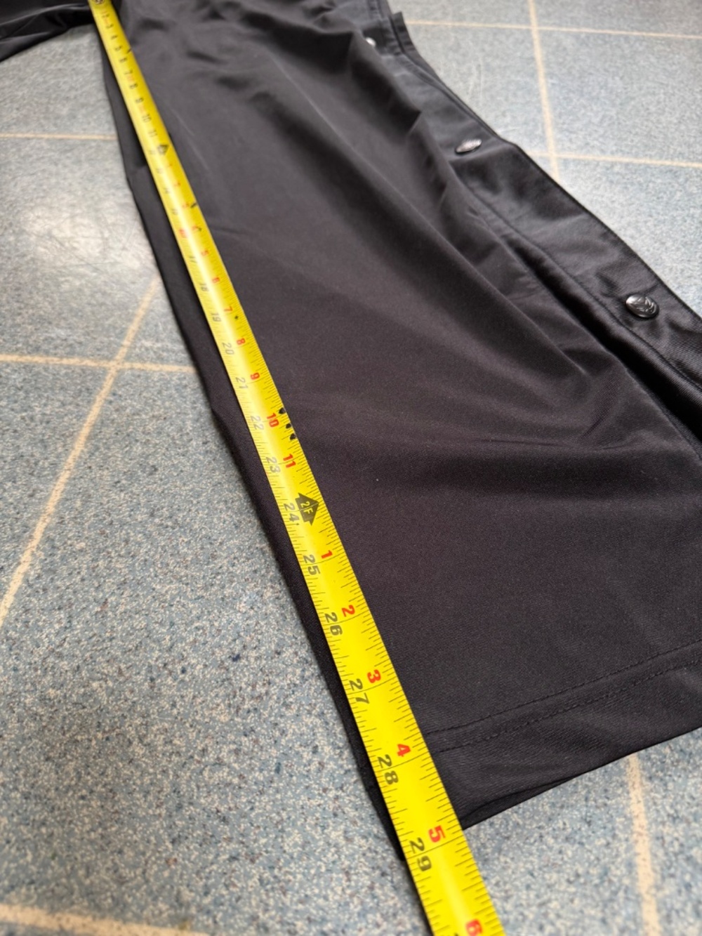 NIKE Black Tear Away Basketball Pants - "RESPECT" Model - Y2K Era - Picture 8 of 16